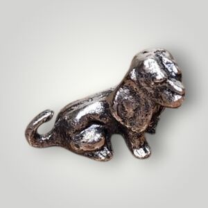 Pewter Vintage Dachshunds Sculptures DOG